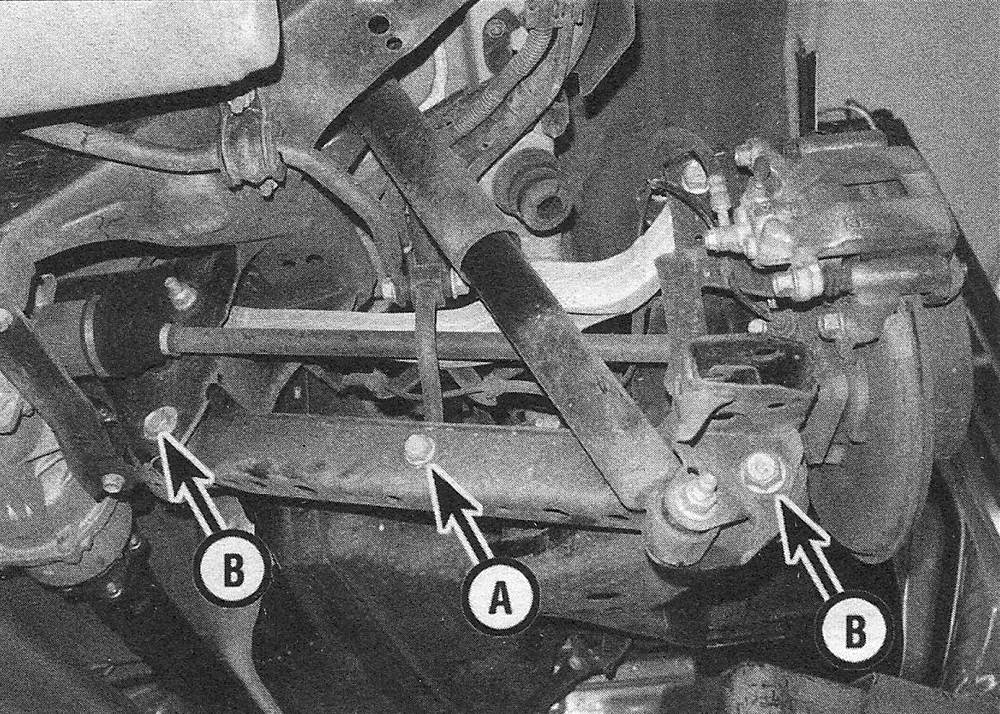 Nissan Rogue Suspension and steering | Rear suspension arms and rear subframe - removal and installation 