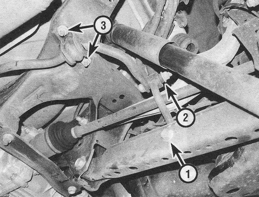 Nissan Rogue Suspension and steering | Stablilizer bar (rear) - removal and installation